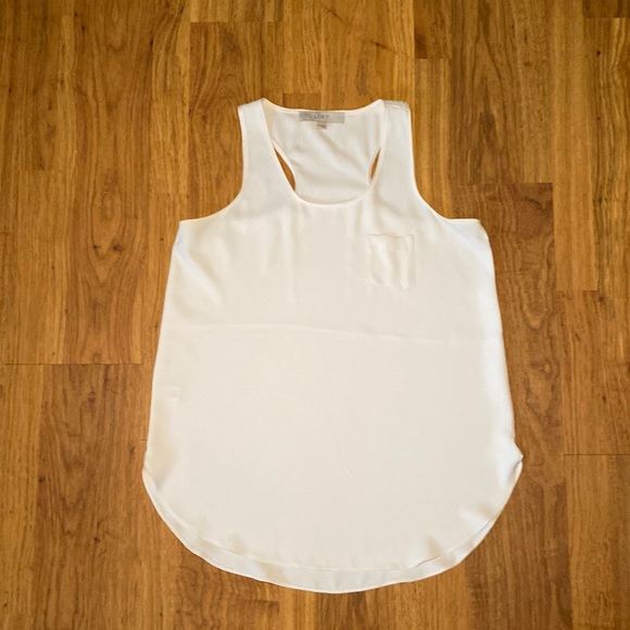 LOFT Tops - Loft Racerback rack in cream